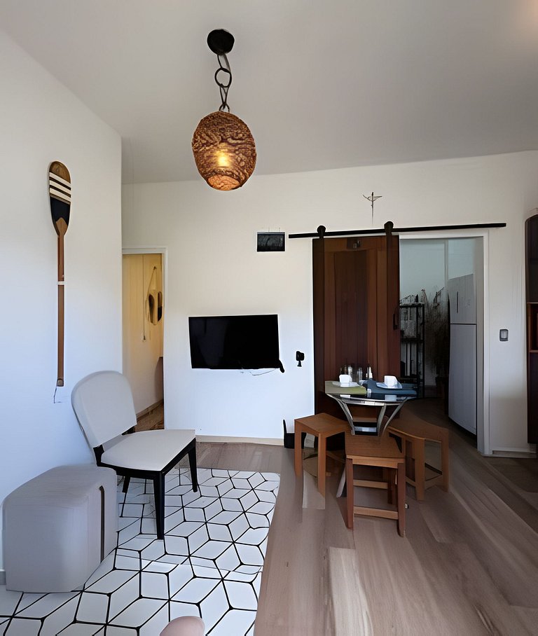 Casa com ar condicionado com rede.