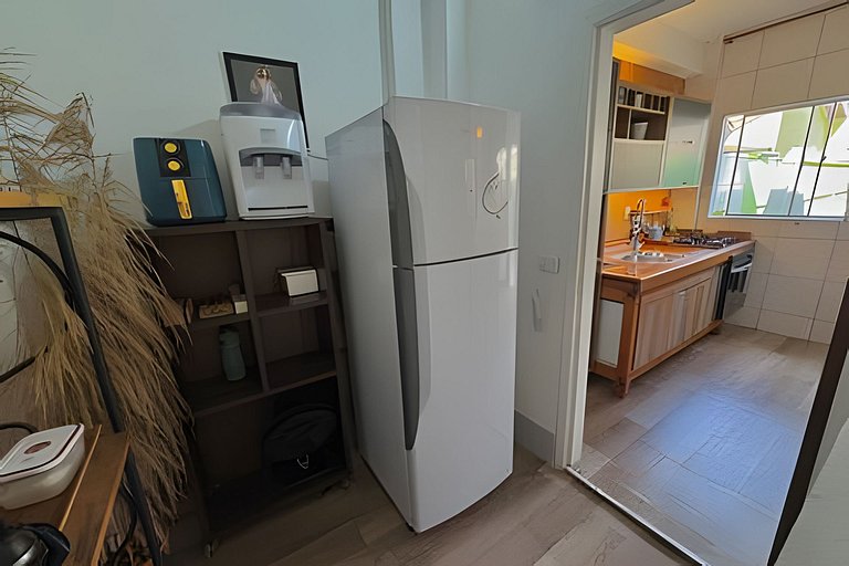 Casa com ar condicionado com rede.